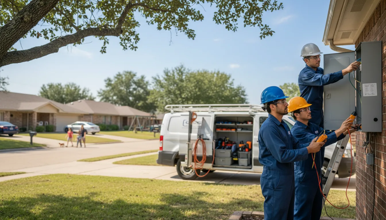 Certified electrician providing emergency electrical services in Hematite, MO